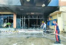 Gaisano Grand Mall in San Jose, Antique may have become structurally unsound after fire gutted it last week. The Bureau of Fire Protection central office will be investigating the blaze. JAPHET FAJARDO/PN