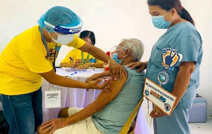 region-aklan-extend In Aklan, 801 senior citizens already completed their second dose of the vaccine against coronavirus disease while 9,645 got their first dose as of June 13. PHOTO MHO MALAY AKLAN