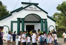 This is the chapel of Barangay Tagbaya, Ibajay, Aklan dedicated to Nuestra Senora de la Immaculada Concepcion or the Blessed Virgin Mary as the Immaculate Concepcion. PHOTO BY REV. FR. CESAR ECHEGARAY