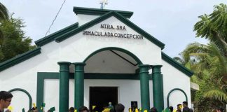 This is the chapel of Barangay Tagbaya, Ibajay, Aklan dedicated to Nuestra Senora de la Immaculada Concepcion or the Blessed Virgin Mary as the Immaculate Concepcion. PHOTO BY REV. FR. CESAR ECHEGARAY