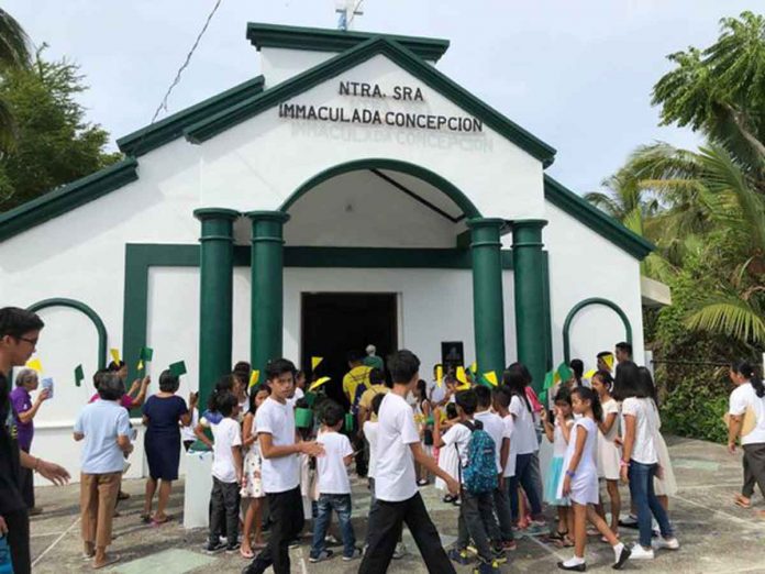 stolen-chapel-bell This is the chapel of Barangay Tagbaya, Ibajay, Aklan dedicated to Nuestra Senora de la Immaculada Concepcion or the Blessed Virgin Mary as the Immaculate Concepcion. PHOTO BY REV. FR. CESAR ECHEGARAY