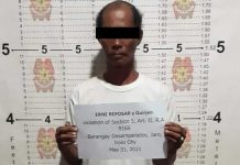 Wanted man falls Erne Reposar, 54, of Barangay Desamparados, Jaro, Iloilo City was arrested for violation of Republic Act 9165, or the Comprehensive Dangerous Drugs Act of 2002. ICPO PHOTO