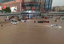 Severe flooding in central China kills 12 Photo courtesy of Chinatopix / AP