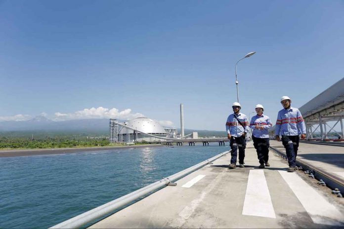 Aboitiz-PR In this photo are team members from Therma South, Incorporated, operator of AboitizPower’s 300-megawatt baseload power facility straddling the village of Toril in Davao City and the municipality of Santa Cruz in Davao del Sur. No matter where they are or what they are doing inside the facility, AboitizPower’s team members make sure they adhere to the highest safety standards.