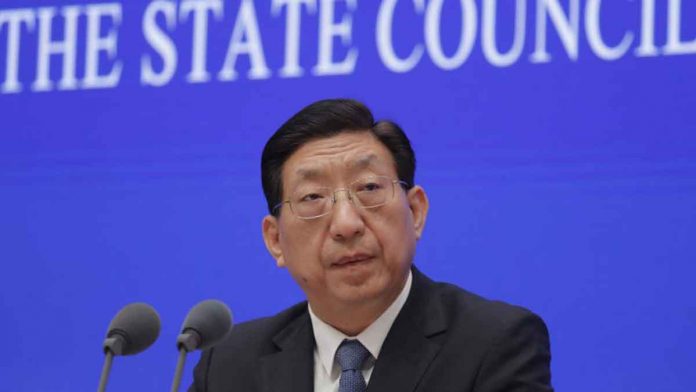 Zeng-Yixin Zeng Yixin, Vice Minister of the National Health Commission. EPA-EFE/WU HONG