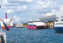 Passengers flock at BREDCO as work resumes Fast crafts docked at the Bredco port in Bacolod City. PNA