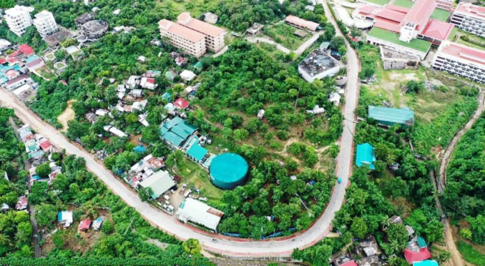 This is a portion of Boracay Island’s circumferential road section from Cagban Port to Station 2. The Department of Public Works and Highways reported an 87.71-percent completion of the road section as of July 15, 2021. DPWH-6 PHOTO