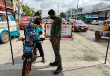 Iloilo restricts travel of non-residents Border checkpoin at Ungka, Jaro. Japhet Fajardo/PN