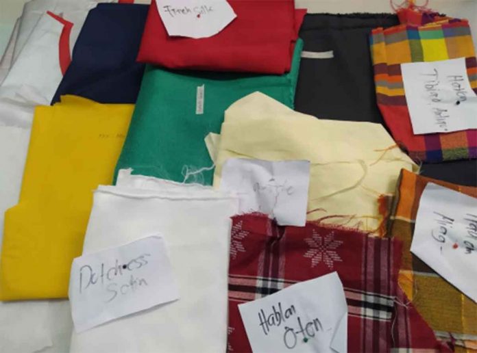 fabric-ppe DOST-6 taps Iloilo Science and Technology University to select and collect 20 identified fabrics samples to be tested.