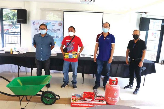 guimaras-msmes The Livelihood Seeding Program-Negosyo Serbisyo sa Baranggay kits were given to MSMEs on July 23, 2021. GUIMARAS PIO