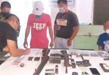 Retired cop yields firearms, ammos A retired police officer was arrested in an entrapment operation in Hinigiran, Negros Occidental on June 29. HINIGARAN MUNICIPAL POLICE STATION/NOCPPO