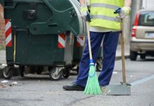 Street sweeper faints on duty