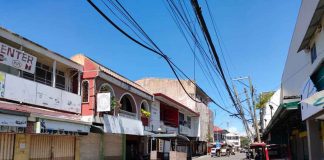 The province of Aklan is currently under a modified enhanced community quarantine. People’s movements are limited. This street in the capital town of Kalibo is almost deserted.