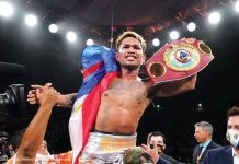 Casimero edges Rigondeaux to defend bantamweight title Filipino boxer John Riel Casimero retains his World Boxing Organization bantamweight belt after ousting Guillermo Rigondeaux of Cuba on Saturday night (Sunday in the Philippines) at the Dignity Health Sports Park in Carson, California. With the victory, the 32-year-old Casimero improved his boxing record to 31-4-0, including 21 stoppage wins. SEAN MICHAEL HAM/PREMIER BOXING CHAMPIONS