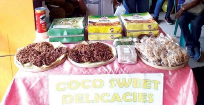 Coconut delicacies and products were displayed during the two-day Coco Bazaar at The Site Building, Buri Road in Mandalagan, Bacolod City. The Philippine Coconut Authority in Negros Occidental launched the event to mark the National Coconut Week. PIA-6