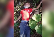 Wearing a red shirt and pair of pants, this man from Bacolod City was found dead in Barangay Pandanon, Don Salvador Benedicto, Negros Occidental. He had no other wounds except for a hematoma on his neck. DON SALVADOR BENEDICTO PNP