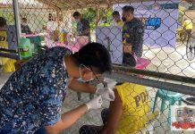 Detainees get anti-COVID jabs A person deprived of liberty receives his first dose of the Sinovac vaccine at the Iloilo District Jail Male Dormitory of the Bureau of Jail Management and Penology in Barangay Ungka, Jaro, Iloilo City. ICDJ-MD/BJMP