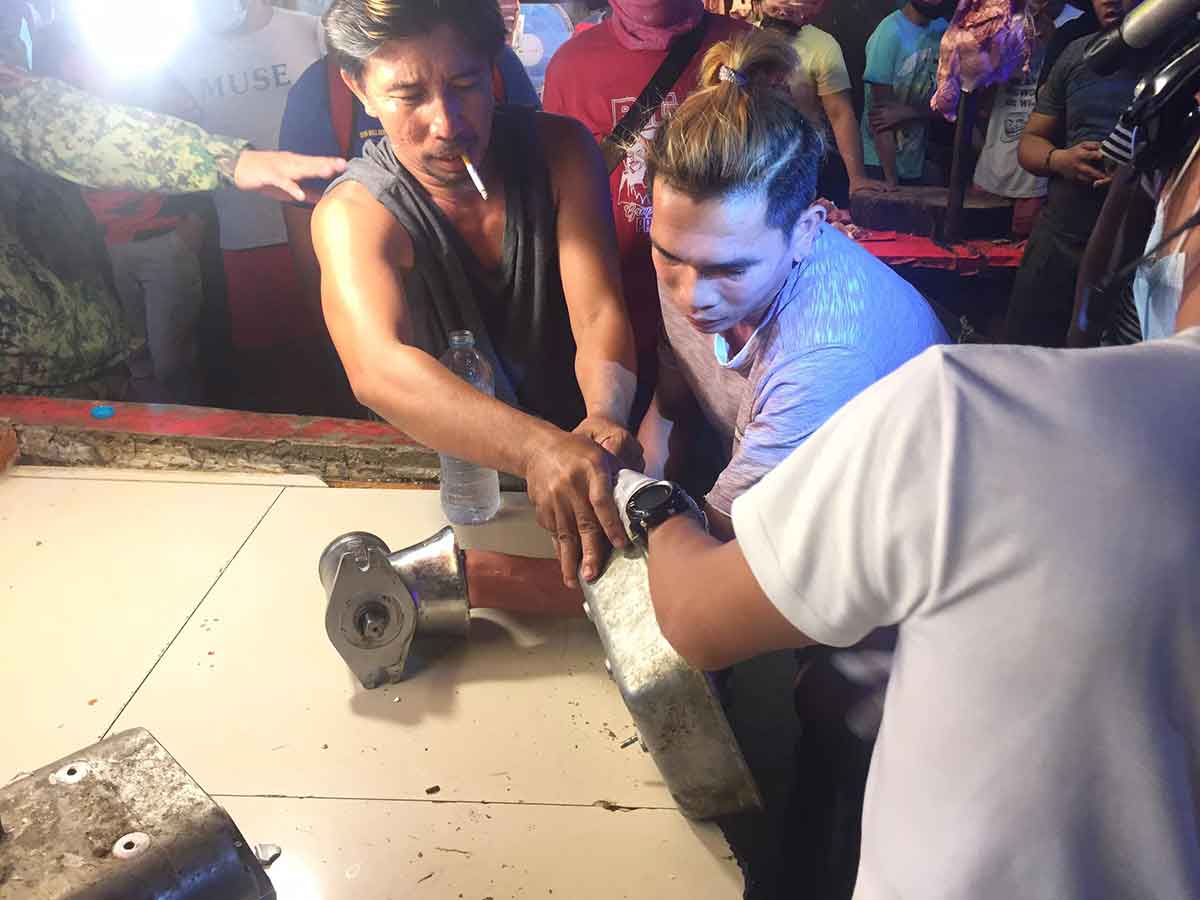 Vendor’s hand amputated in freak accident