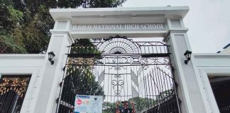 With the coronavirus disease pandemic yet to end, there will be no face-to-face classes for the upcoming academic school year 2021-2022, according to the Department of Education. Photo shows a security guard manning the gate of Iloilo National High School in La Paz, Iloilo City. PANAY NEWS PHOTO