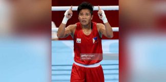 Janiuay, Iloilo’s Irish Magno is the first Filipina boxer to qualify for the Olympics. GETTY IMAGES