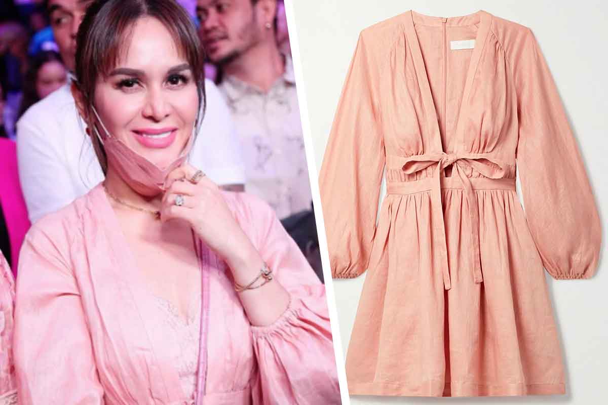 Jinkee's all-pink fight night OOTD is worth around P1.5M