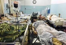 Kabul airport attack kills 60 Afghans, 13 US troops Wounded Afghans lie on a bed at a hospital after a deadly explosion outside the airport in Kabul, Afghanistan, on Thursday. AP/MOHAMMAD ASIF KHAN