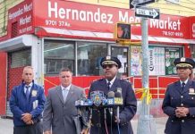 New York City Police Department’s Assistant Chief Galen Frierson speaks during a news conference on Sunday regarding a Saturday mass shooting in Queens, New York City. CNN
