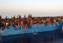 More than 500 migrants rescued off Italian island Hundreds of migrants crammed into a decrepit fishing boat were rescued off the island of Lampedusa, Italy, on Saturday. EPA