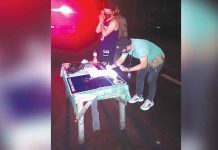 Troublemaker yields shabu Two sachets of suspected shabu were recovered from this man whom the police arrested for alarm and scandal in Barangay 2, Bacolod City on Aug. 25. POLICE STATION 2/BCPO