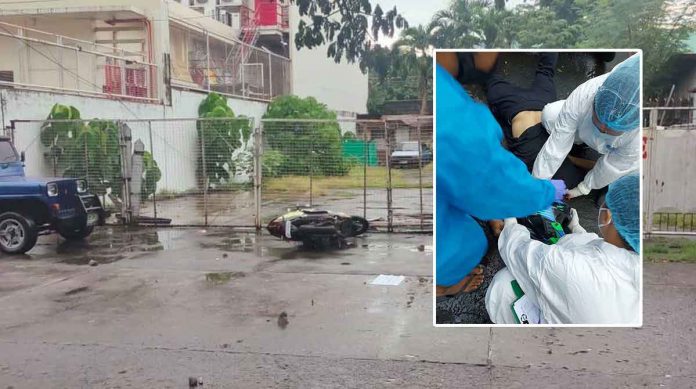 shooting-incident Police Staff Sergeant Joseph Nepomoceno was shot to death by riding-in-tandem suspects on Rosario Street, Barangay 38, Bacolod City on Aug. 29. He was instrumental in the arrest of “high-value” drug suspects. POLICE STATION 1/BCPO