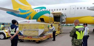 More doses of Sinovac and Moderna vaccines against coronavirus disease 2019 arrive at the Iloilo Airport. CAAP Iloilo International Airport