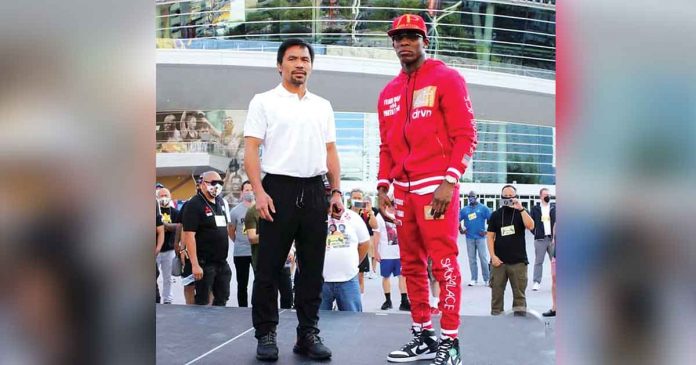 ugas Filipino ring icon Manny Pacquiao meets WBA welterweight champion Yordenis Ugas for the first time outside the T-Mobile Arena in Las Vegas, Nevada on Tuesday (Wednesday in the Philippines). JHAY OH OTAMIAS