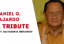 Atty. Salvador “Buddy” Britanico is a former congressman representing the BANAT party-list and Ilonggo delegate to the 1973 Constitutional Convention, a member of both Interim and regular Batasang Pambansa, and also served as Deputy Minister (equivalent to present Undersecretary) of Education.