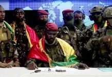 Guinea coup: Soldiers seek to tighten grip after ousting prexy The soldiers appear on national television, saying they seized power because of rampant corruption and poverty in Guinea. GUINEA TV