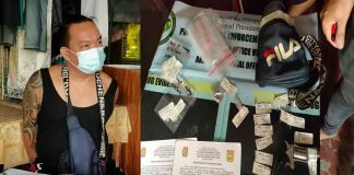 “Nagre-repair ako ng cellphone nang pumasok ang apat na pulis. Nakasabit ang bag ko, nakasarado at may inilagay sila. Wala akong perang ganyan, cellphone technician lamang ako,” says drug suspect Jacob Solano of Kalibo, Aklan.
