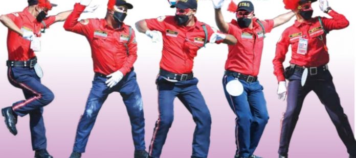 These dancing traffic enforcers show there’s life beyond the coronavirus pandemic. These dancing traffic enforcers show there’s life beyond the coronavirus pandemic.