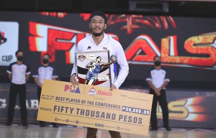 Magnolia Pambansang Manok Hotshots’ Calvin Abueva Magnolia Pambansang Manok Hotshots’ Calvin Abueva receives his 2021 PBA Philippine Cup Best Player of the Conference award. PBA MEDIA BUREAU