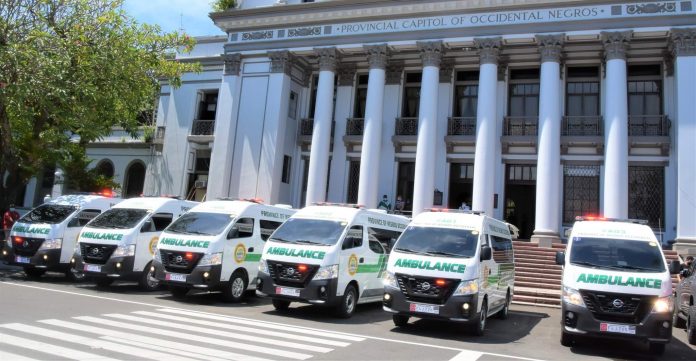 Negros Occ New Ambulances PROVINCIAL GOVERNMENT OF NEGROS OCCIDENTAL