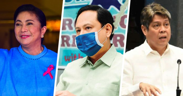 Robredo, Defensor, Pangilinan