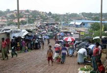 Rohingya refugee leader shot dead People shop for vegetables at the Kutupalong Rohingya refugee camp in Cox’s Bazar, Bangladesh. A key refugee leader, Mohibullah, was shot to death in the Kutupalong camp by unknown gunmen on Wednesday. AP