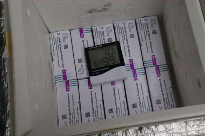 astra These AstraZenaca vaccines against coronavirus disease 2019 are donations of the Iloilo City government to the provincial government of Guimaras.