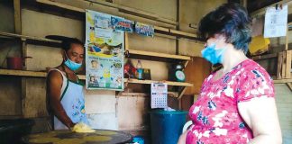 This couple has been making lumpia wrappers at the public market in La Paz, Iloilo City for over 30 years now. This business helps them make ends meet. PANAY NEWS PHOTO