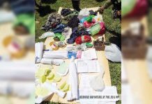 Manapla encounter: NPA leader, 3 others killed These were some of the items recovered following an encounter between government troops and New People’s Army on Sept. 30 in Barangay San Pablo, Manapla, Negros Occidental. 79TH IB