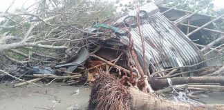 Eighty homes and 34 fishing vessels were damaged in Tigbauan, Iloilo by the southwest monsoon enhanced by Tropical Storm “Maring”. MDRRMO TIGBAUAN
