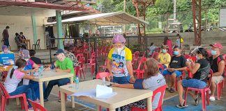 Ongoing vaccination in Barangay Inangayan, Santa Barbara, Iloilo. PANAY NEWS PHOTO