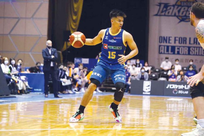 ravena Kiefer Ravena plays at the Japan B.League