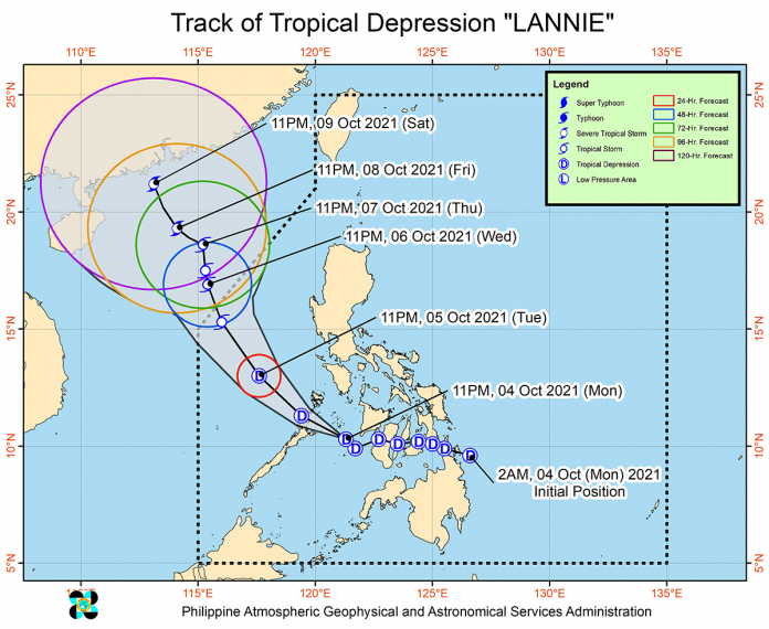 track_lannie Photo courtesy of PAGASA