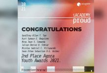 Game Changers from Makati-based school awarded Best Marketing Students of the Year by AGORA Youth Awards