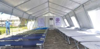 Three district hospitals in Iloilo province receive these isolation areas and medical supplies.