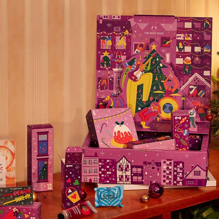 1 Count down to Christmas Eve with our Share the Joy Advent Calendar. Open up this beauty calendar to find joyful characters spreading Christmas cheer through their love for music. Within 24 boxes you’ll also find some awesome little treats, including tub-transforming Bath Buddies, some new Body Butters with 96- hour moisture, and even a sheet mask or two to pamper you and your skin all Christmas.